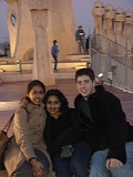 John Asmita Mitali On Roof Of La Pedrera